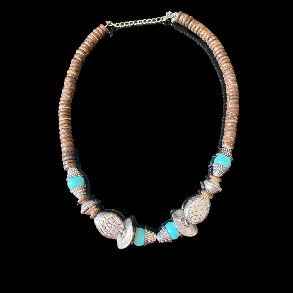Vintage Southwestern Turquoise Chunky Necklace